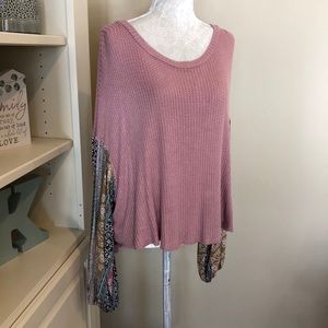 Altar’d State Blush Pink Sweater